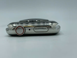 Apple Watch Series 5 Cellular Silver Stainless Steel 44mm w/ Red Sport Loop