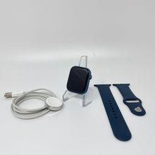 Load image into Gallery viewer, Apple Watch Series 7 Cellular Blue Aluminum 45mm w/ Blue Sport Band