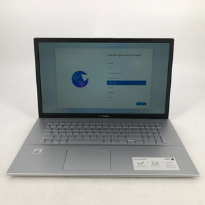 Asus VivoBook 17.3" Silver 2020 1.0GHz i5-1035G1 12GB 1TB - Excellent Condition