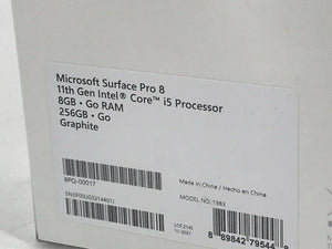 Microsoft Surface Pro 8 13" Black 2021 2.4GHz i5-1135G7 8GB 256GB