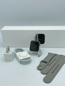 Apple Watch Series 5 Cellular Silver Titanium 40mm w/ Stone Sport