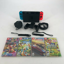 Load image into Gallery viewer, Nintendo Switch 32GB Black w/ Joy-Cons + Dock + Cables + Games
