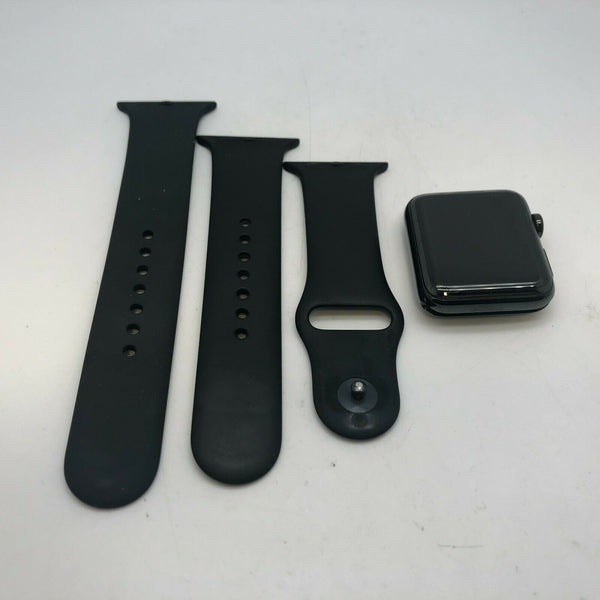 Apple Watch Series 3 (LTE) Space Black Stainless Steel 42mm w/ Black Sport