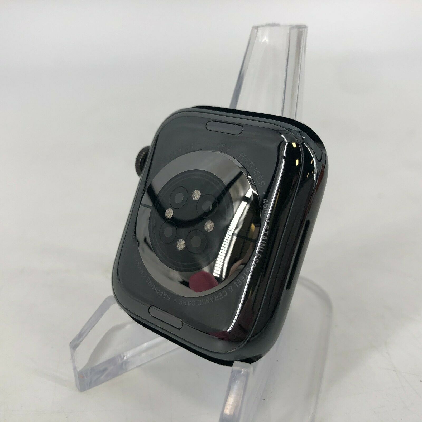 Apple Watch Series 7 Hermes LTE Space Black Stainless Steel 45mm w