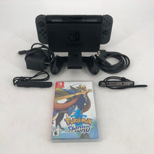 Load image into Gallery viewer, Nintendo Switch Black 32GB w/ Cables + Dock + Game + Grips