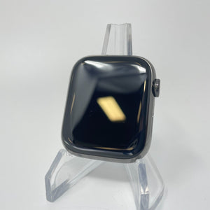 Apple Watch Series 7 Cellular Graphite S. Steel 45mm Black Solo Loop Excellent