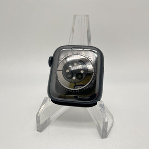 Apple Watch Series 7 Cellular Midnight Aluminum 41mm Black Sport Band Very Good