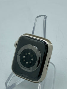 Apple Watch Series 7 Cellular Starlight Sport 45mm w/ Blue Sport