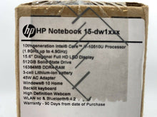 Load image into Gallery viewer, HP Notebook 15-dw1xxx 2020 FHD 1.8GHz i7-10510U 16GB 512GB SSD