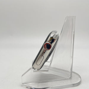 Apple Watch Series 6 Cellular Silver S. Steel 44mm w/Orange Sport Band