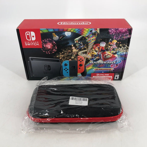 Nintendo Switch 32GB w/ Mario Kart 8 Deluxe w/ New Case