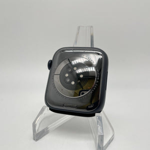 Apple Watch Series 7 (GPS) Midnight Black Aluminum 45mm w/ Blue Sport Loop Good
