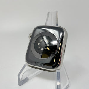 Apple Watch Series 7 Cellular Silver S. Steel 45mm w/ Silver Milanese