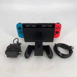 Nintendo Switch 32GB Black - Good Condition w/ Dock + Grip + HDMI/Power Cables
