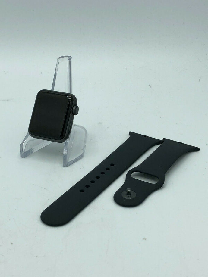 Apple Watch Series 3 (GPS) Space Gray Sport 38mm w/ Black Sport