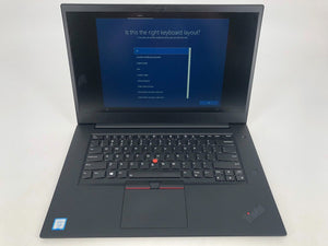 Lenovo ThinkPad P1 Gen 1 15.6" FHD 2.7GHz Xeon E-2176M 64GB 512GB Quadro P2000 4GB