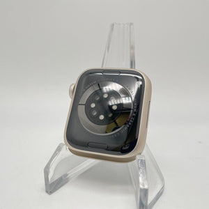 Apple Watch Series 8 (GPS) Starlight Aluminum 41mm w/ White Sport Loop Excellent