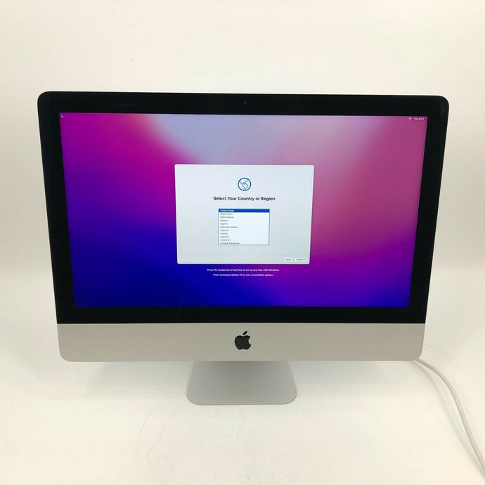 iMac Slim Unibody 21.5 Retina 4K Silver 2017 3.6GHz i7 16GB 1TB