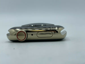 Apple Watch Series 6 Cellular Gold S. Steel 44mm w/ Deep Navy Sport