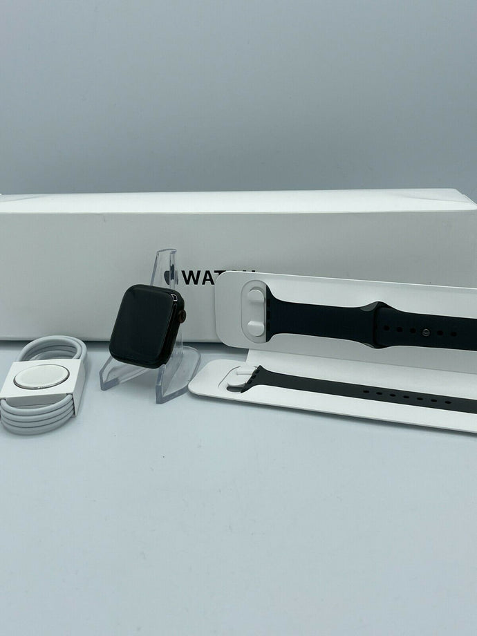 Apple Watch Series 5 Cellular Space Gray Titanium 44mm w/ Gray Sport