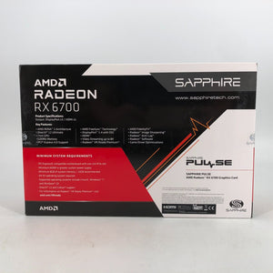 SAPPHIRE AMD Radeon RX 6700 PULSE OC 10GB GDDR6 - NEW & SEALED!