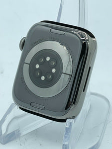 Apple Watch Series 7 Cellular Graphite S. Steel 45mm w/ Black Nike Sport