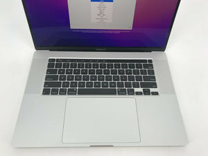 MacBook Pro 16-inch Silver 2019 2.4GHz i9 64GB 1TB SSD Radeon 5500M 8GB