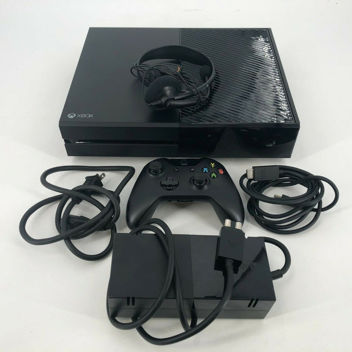 Xbox One Black 1TB w/ Controller + Cables + Headset