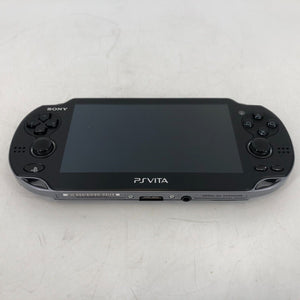 Sony PlayStation Vita Black w/ Charger + Grip + Cases