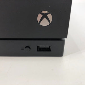 Microsoft Xbox One X Black 1TB - Excellent Condition w/ HDMI/Power Cables + Game