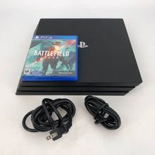Load image into Gallery viewer, Sony Playstation 4 Pro Black 1TB Excellent Condition w/ HDMI/Power Cables + Game