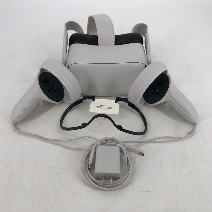 Oculus Quest 2 VR 128GB Headset Excellent w/ Charger/Controllers/Silicon Cover