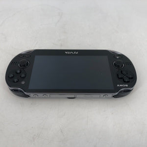 Sony PlayStation Vita Black w/ Charger + Grip + Cases