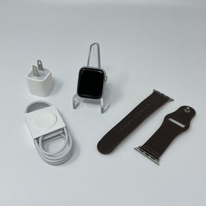 Apple Watch Series 4 Cellular Silver Sport 40mm Brown Non-OEM Sport