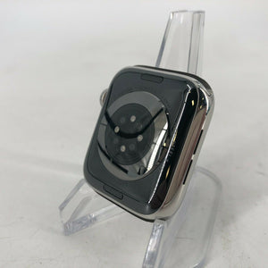 Apple Watch Series 6 Cellular Silver Stainless Steel 44mm w/ Navy Sport