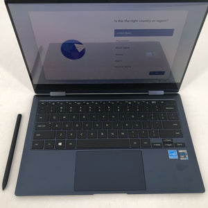 Galaxy Book Pro 360 13" Blue 2021 FHD TOUCH 2.8GHz i7-1165G7 8GB 256GB Very Good