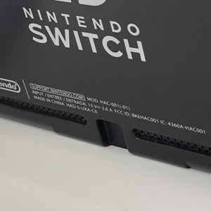 Nintendo Switch 32GB Black w/ Power Cable + Dock + Case