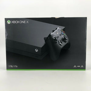 Xbox One X Black 1TB w/ Controller + HDMI/Power