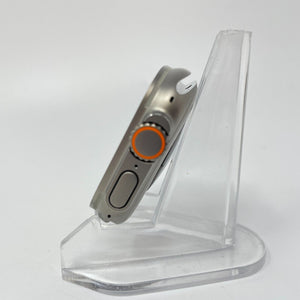 Apple Watch Ultra Cellular Titanium 49mm w/ (M) Starlight Alpine Loop Excellent