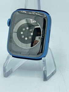 Apple Watch Series 7 (GPS) Blue Sport 45mm w/ RED Sport