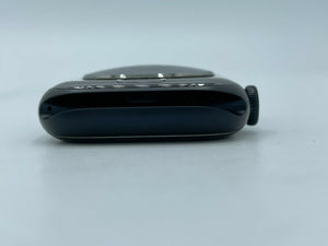 Apple Watch Series 7 (GPS) Midnight Sport 45mm w/ Black Leather Link