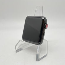 Load image into Gallery viewer, Apple Watch Series 3 Cellular Space Black S. Steel 42mm Black Milanese Loop