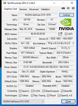 Load image into Gallery viewer, Asus NVIDIA GeForce GTX 1070 (Turbo-GTX1070-8GB) 8GB FHR GDDR5 256 Bit
