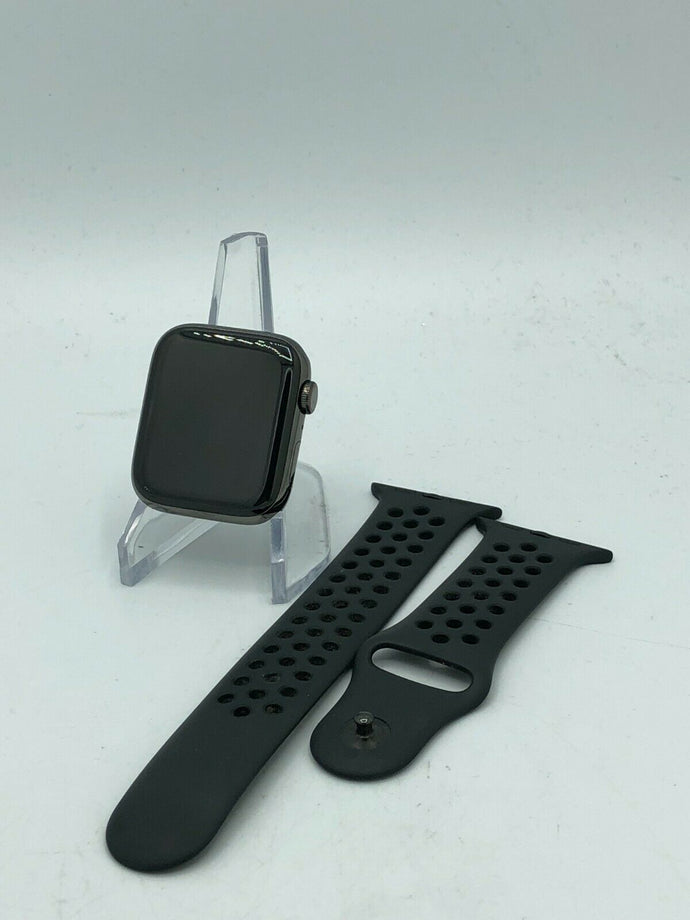 Apple Watch Series 6 Cellular Graphite S. Steel 44mm w/ Black Nike Sport