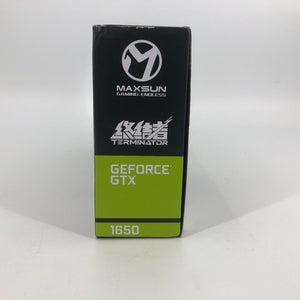 MAXSUN Gaming Endless NVIDIA GeForce GTX 1650 Terminator 4GB FHR GDDR6 - NEW