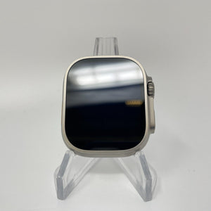 Apple Watch Ultra Cellular Titanium 49mm w/ (M) Starlight Alpine Loop Very Good