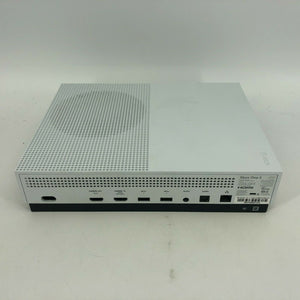 Microsoft Xbox One S White 1TB w/ HDMI/Power Cables + Controller