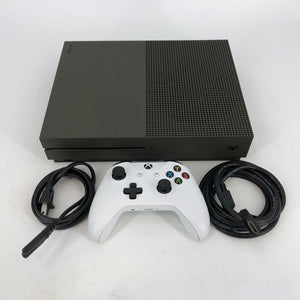 Xbox One S Battlefield 1 Edition 1TB - Excellent w/ White Controller + Cables