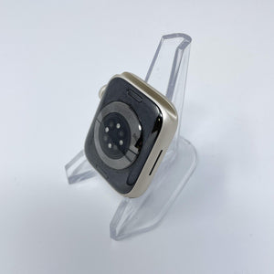 Apple Watch Series 7 (GPS) Starlight Aluminum 45mm w/ White Sport