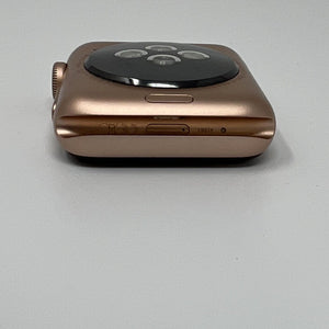 Apple Watch Series 3 Cellular Gold Aluminum 42mm w/ Blue Sport Band